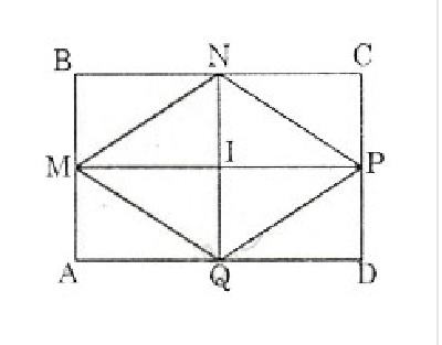 Công thức tính diện tích hình thoi