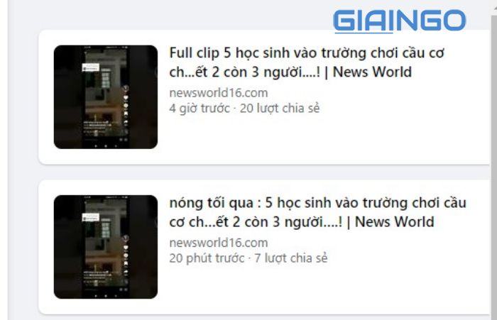 Bài đăng về clip 5 học sinh vào trường chơi cầu cơ mới nhất.