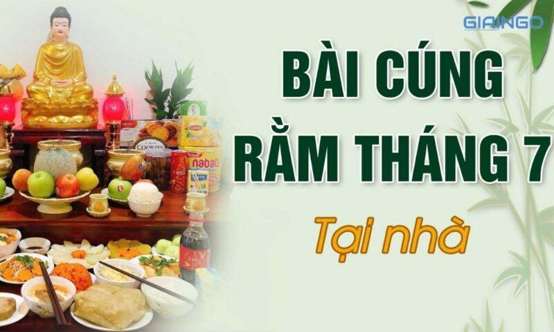 Văn khấn Rằm tháng 7 tại nhà chuẩn nhất