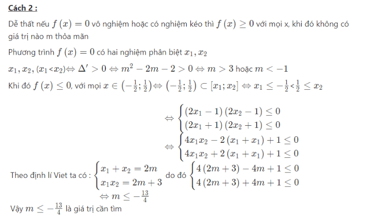 hàm số nghịch biến khi nào