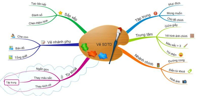 vẽ sơ đồ tư duy