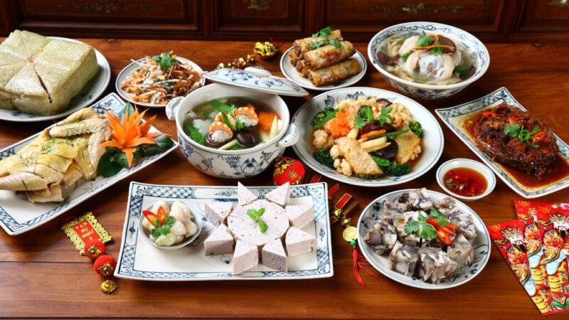 Mâm cúng tất niên gồm những gì? Ý nghĩa của cúng tất niên Mot so thuc don mam cung tat nien don gian de lam