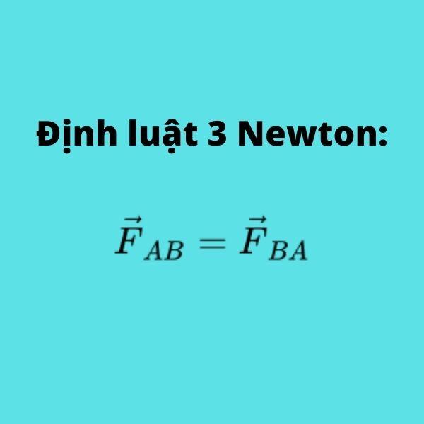 dinh luat 3 newton