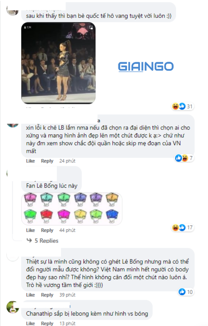 lê bống diễn thời trang ở thái lan