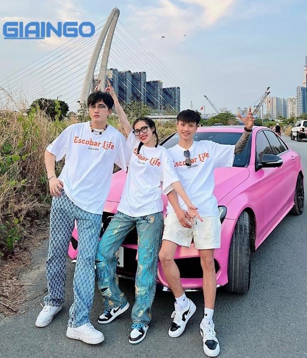 ngọc matcha và team đạt villa