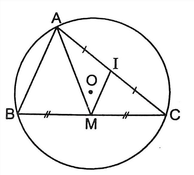 Tâm đường tròn ngoại tiếp tam giác
