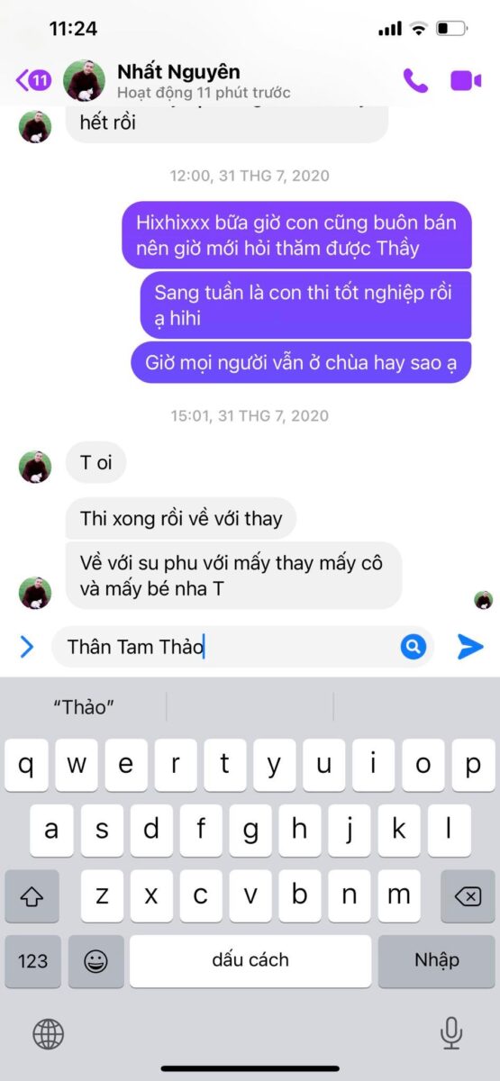 than tam thao va su thay nhat nguyen tinh that bong lai