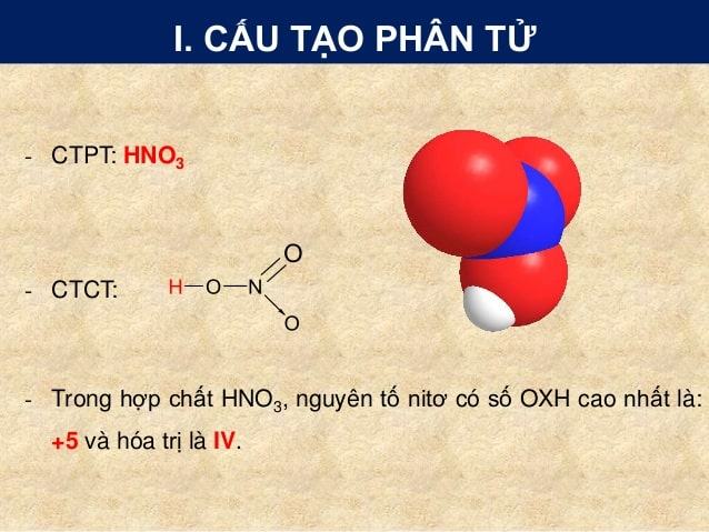 Tính chất hóa học của HNO3