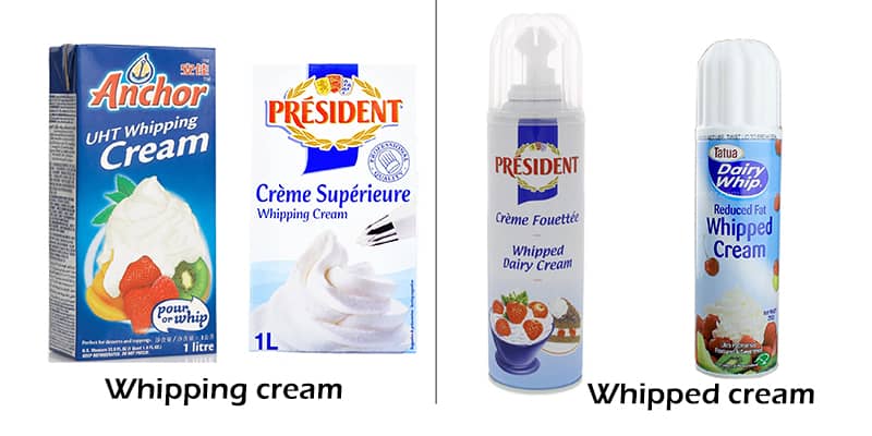 whipping cream mua ở đâu