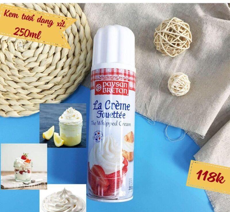 whipping cream mua ở đâu