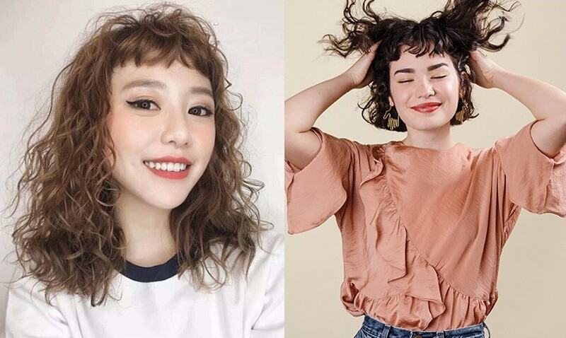 Tóc mỏng xoăn xù mì